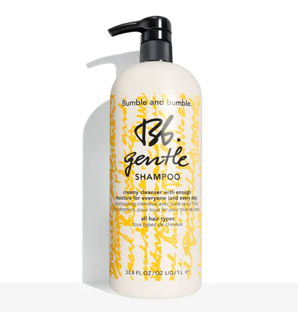 33.8 ounce bottle of Bumble and bumble Gentle Shampoo