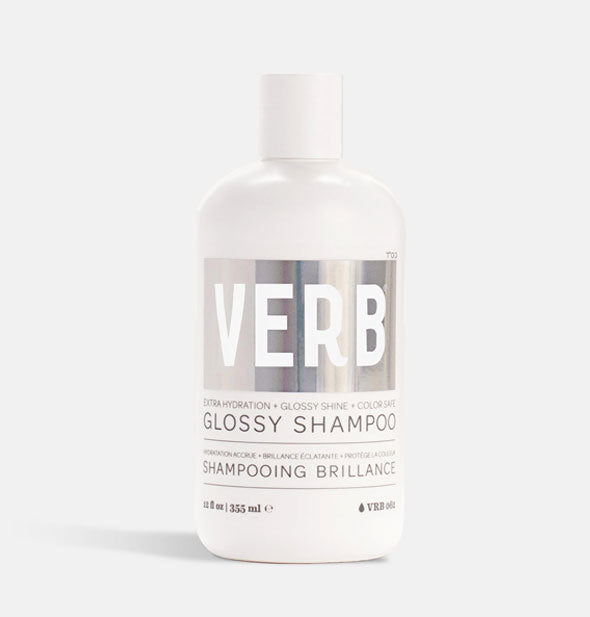 12 ounce bottle of Verb Glossy Shampoo
