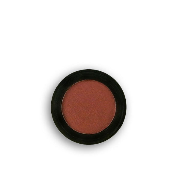 Pot of dark, warm brown Pops Cosmetics eyeshadow