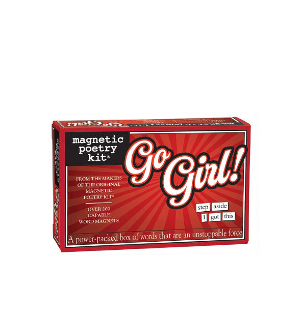 Red Go Girl! Magnetic Poetry Kit box