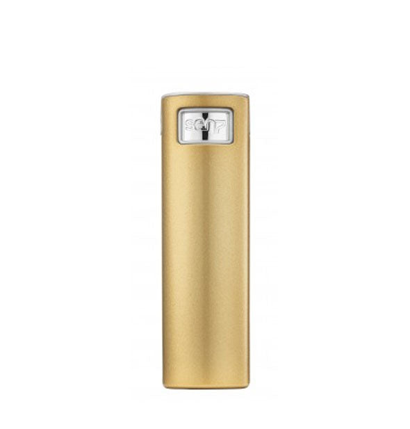 Rectangular metallic gold perfume atomizer