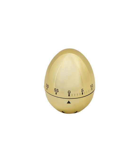 Gold egg-shaped 60-minute timer