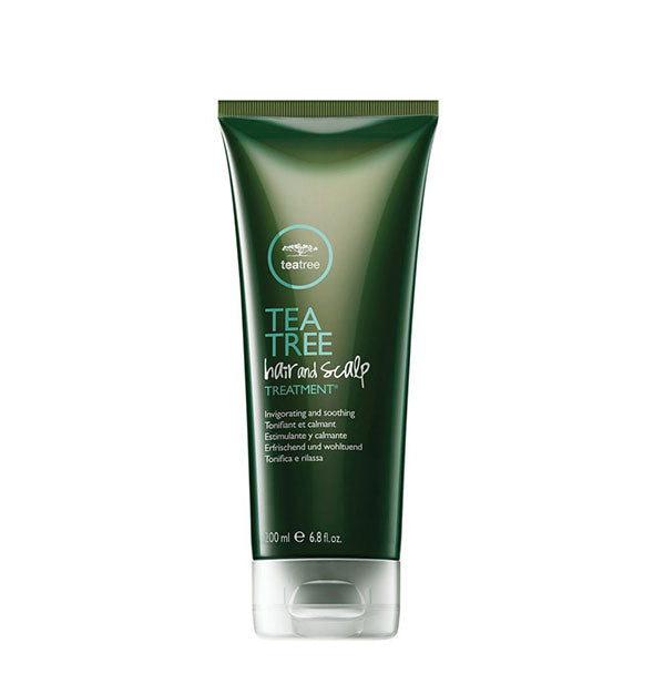 Green 6.8 ounce bottle of Paul Mitchell Tea Tree Hair and Scalp Treatment