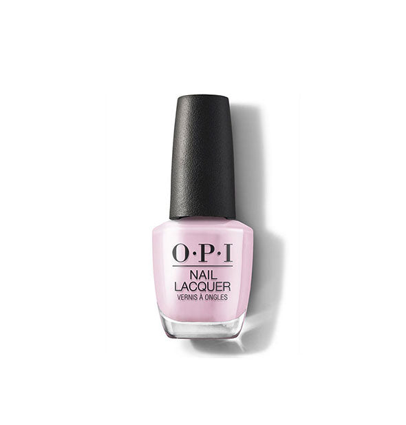 Bottle of pale pinkish-purple OPI Nail Lacquer