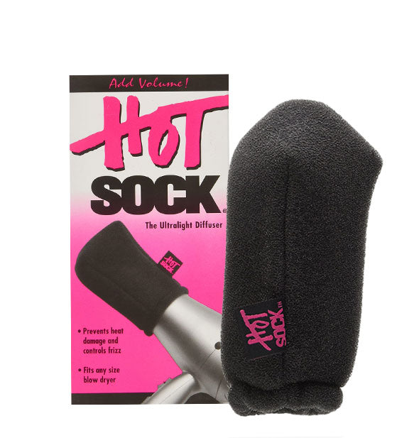 Black Hot Sock hair dryer diffuser with box