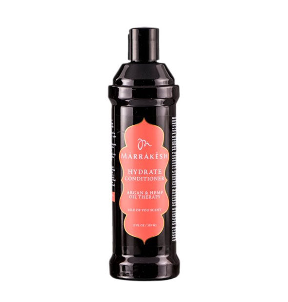 12 ounce bottle of Isle of You scent Marrakesh Hydrate Argan & Hemp Oil Therapy Daily Conditioner