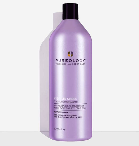 33.8 ounce bottle of Pureology Hydrate Sheer Conditioner