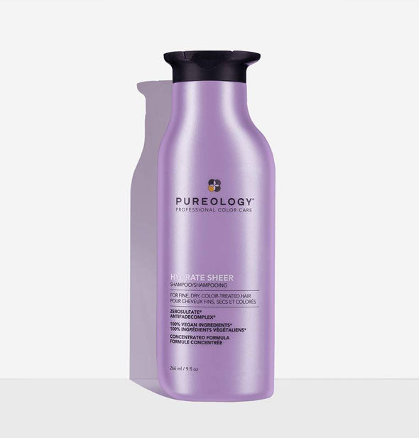 9 ounce bottle of Pureology Hydrate Sheer Shampoo