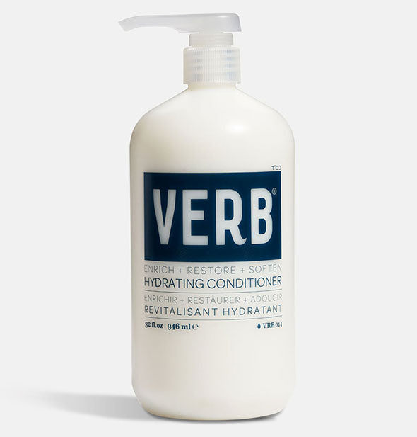 Liter bottle of Verb Hydrating Conditioner with pump nozzle