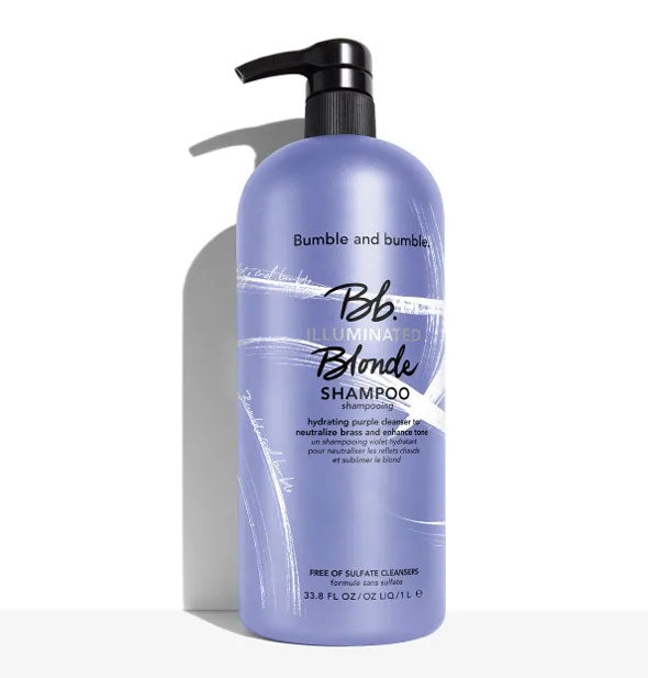 33.8 ounce bottle of Bumble and Bumble Illuminated Blonde Shampoo