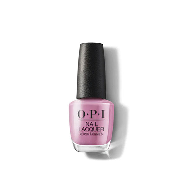 Bottle of muted purple OPI Nail Lacquer
