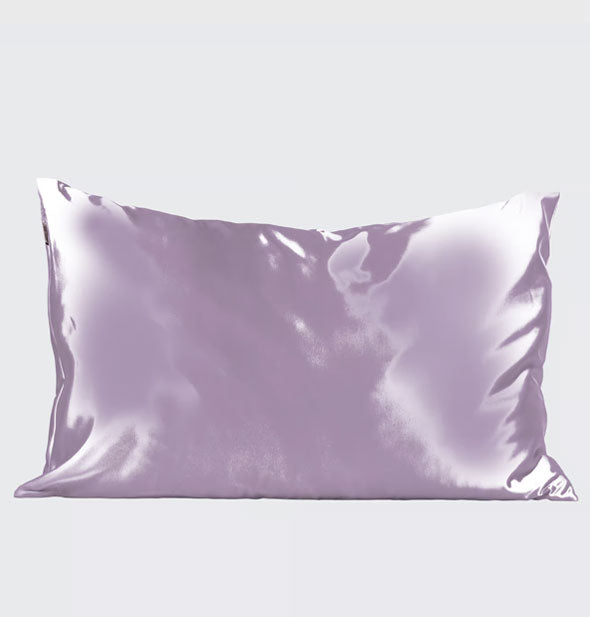 Purple satin pillowcase