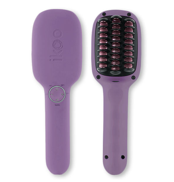 Purple hair straightening tool