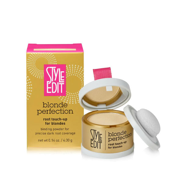 Compact of Style Edit Blonde Perfection Root Touch-Up for Blondes in Light Blonde with box and applicator