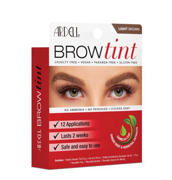 Light Brown Brow Tint Kit 12 Applications