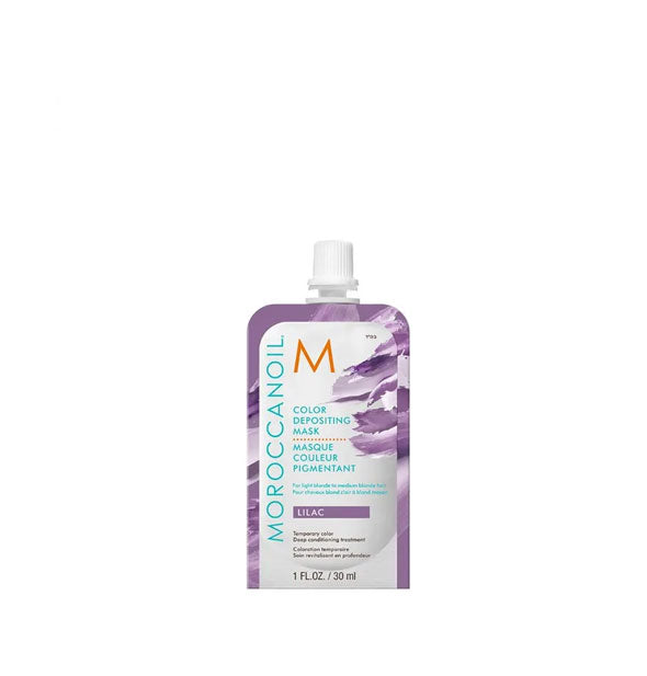 1 ounce pack of Moroccanoil Color Depositing Mask in Lilac