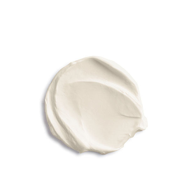 Sample daub of Eminence Organic Skin Care Lilikoi Daily Defense Moisturizer shows product color and consistency
