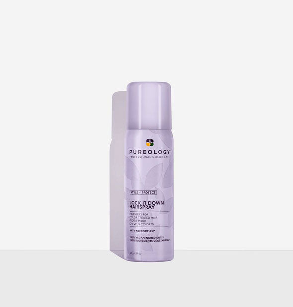 2.1 ounce can of Pureology Style + Protect Lock It Down Hairspray