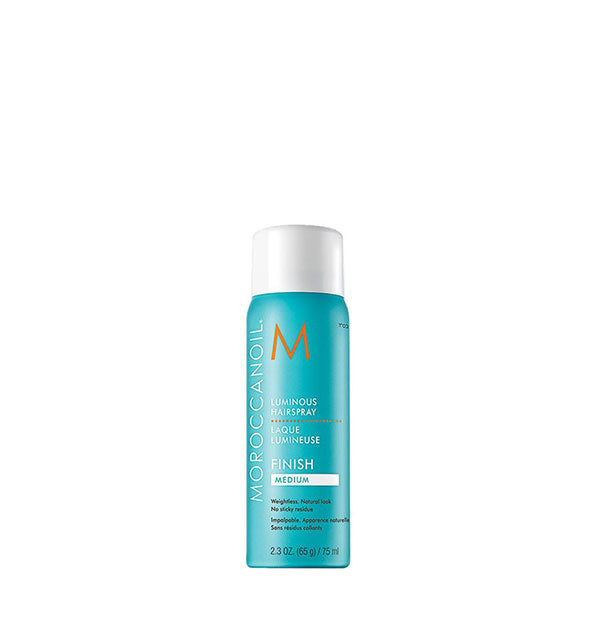 2.3 ounce can of Moroccanoil Luminous Hairspray: Medium hold