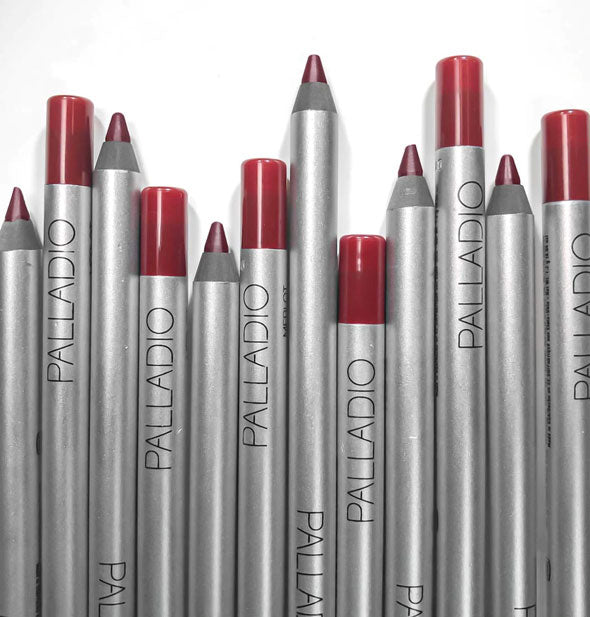 Grouping of Palladio lip liner pencil tips and ends