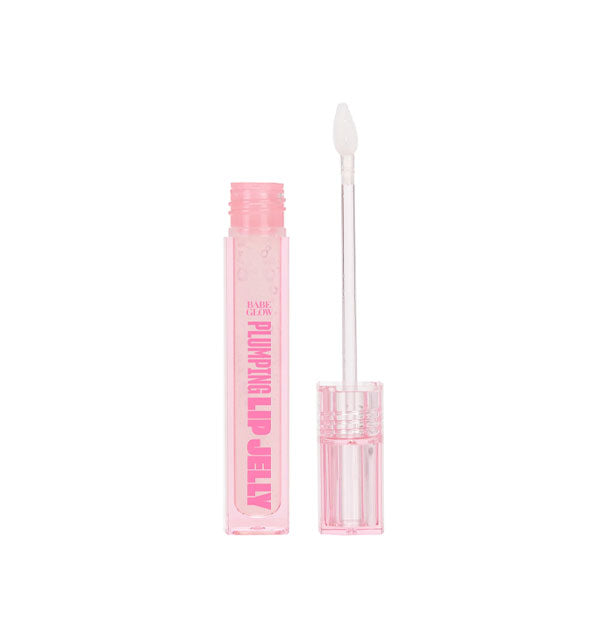 Tube of Babe Glow Plumping Lip Jelly with applicator removed