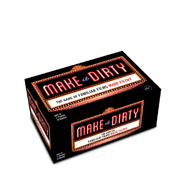 Box of the Make It Dirty Game of Familiar Films Made Filthy