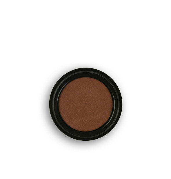 Dark brown pressed powder eyeshadow