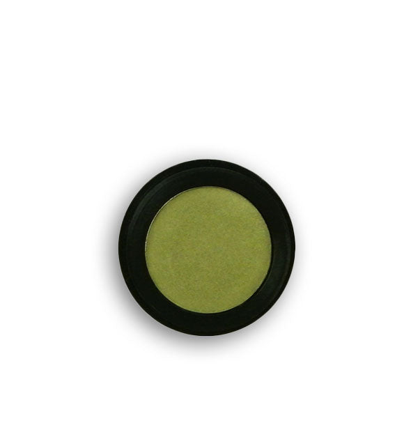 Pot of lime green Pops Cosmetics eyeshadow