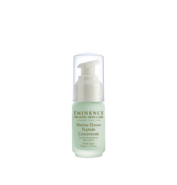 1.2 ounce bottle of Eminence Organic Skin Care Marine Flower Peptide Concentrate