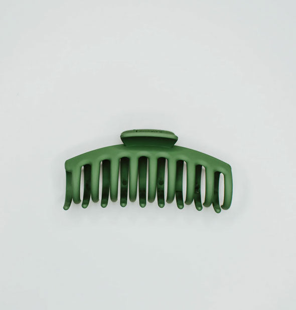 Green claw clip with matte finish