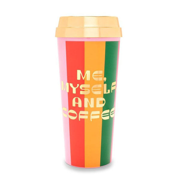 ban.do - Deluxe Hot Stuff Thermal Mug: Me, Myself, and Coffee