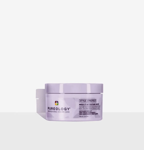 3.4 ounce pot of Pureology Style + Protect Mess It Up Texture Paste