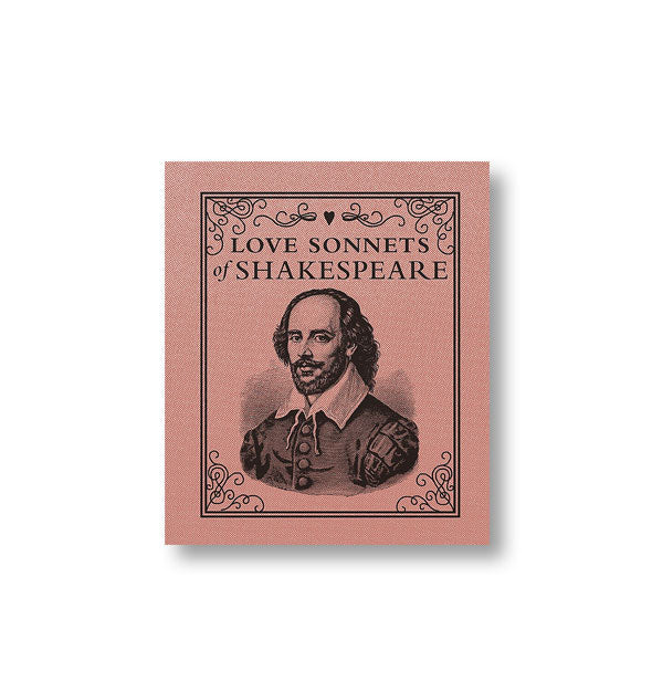 Cover of Love Sonnets of Shakespeare with portrait of the bard