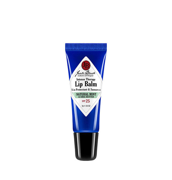 Tube of Jack Back Intense Therapy Lip Balm in Natural Mint & Shea Butter formula