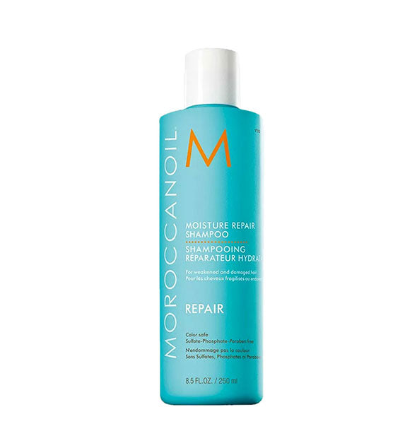 8.5 ounce bottle of Moroccanoil Moisture Repair Shampoo