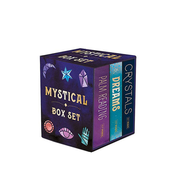 Mystical Box Set of three mini books includes Palm Reading, Dreams, and Crystals