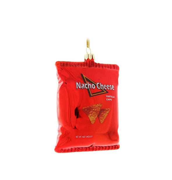 Nacho chip bag tree ornament
