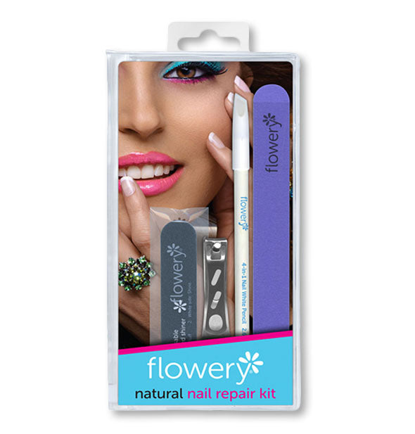 4-piece Natural Nail Repair Kit by Flowery