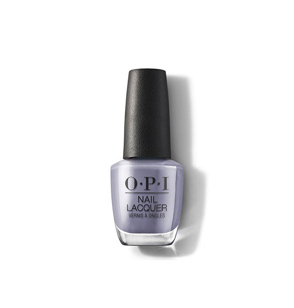 Bottle of blue-gray OPI Nail Lacquer