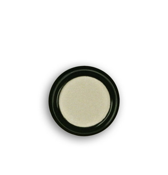 Pot of light greenish-gray Pops Cosmetics eyeshadow
