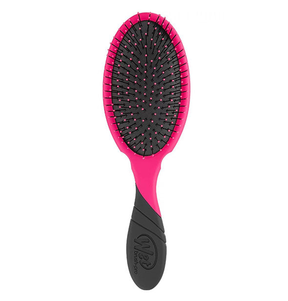 Pink Wet Brush Pro with black cushion and handle