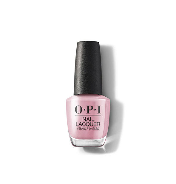 Bottle of blush pink OPI Nail Lacquer