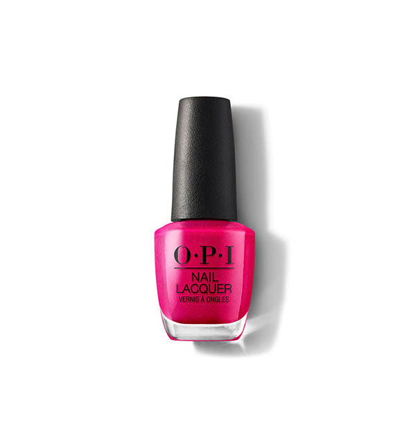 Bottle of iridescent hot fuchsia OPI Nail Lacquer