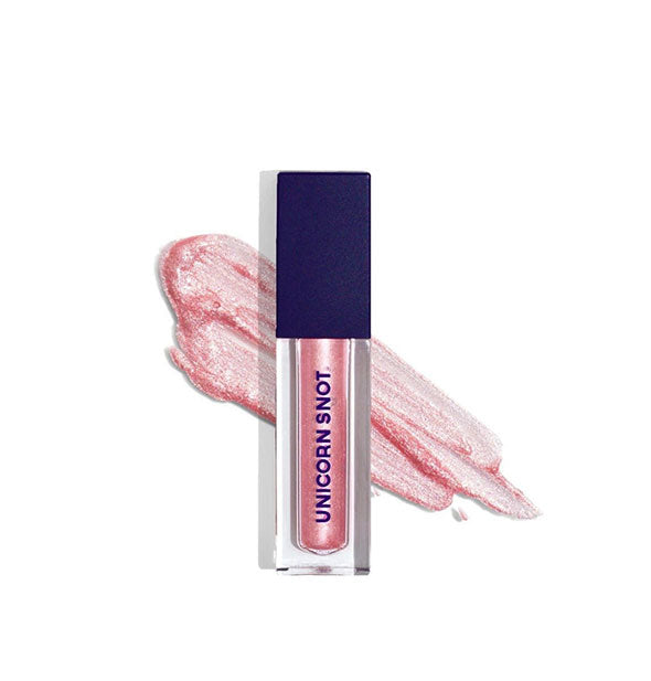 Tube of Unicorn Snot liquid eyeshadow in a shimmery pink shade