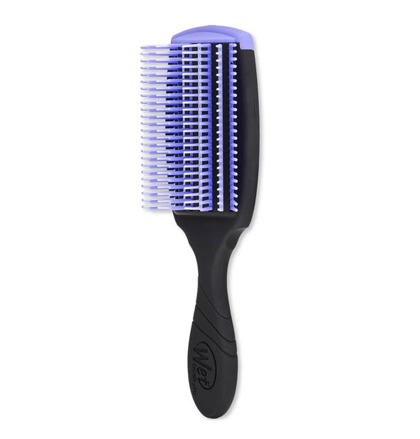 Black and purple Wet Brush Pro, three-quarter view