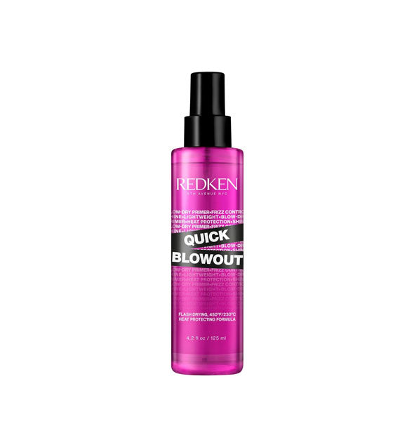4.2 ounce bottle of Redken Quick Blowout