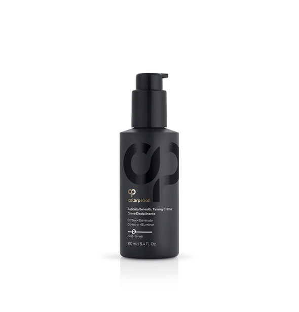 Black 5.4 ounce bottle of ColorProof Radically Smooth Taming Crème