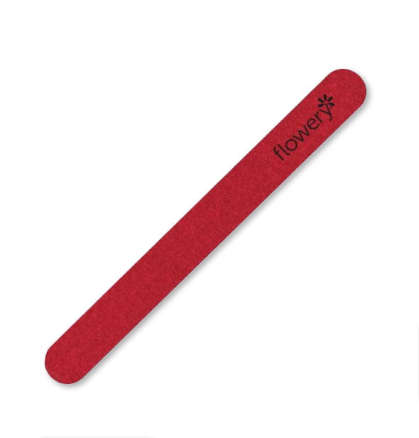 Red Flowery nail file