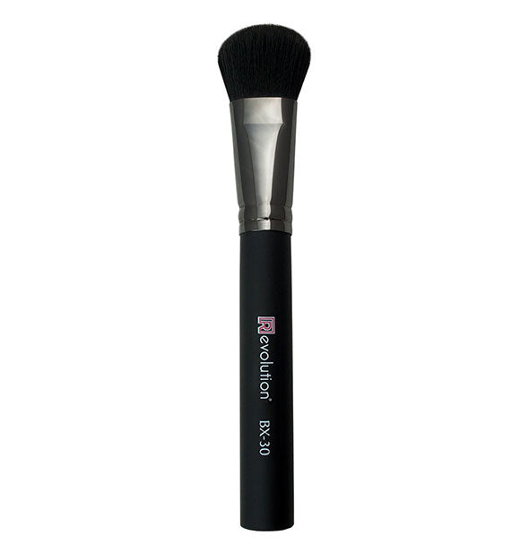 Large black Revolution makeup brush with domed bristles