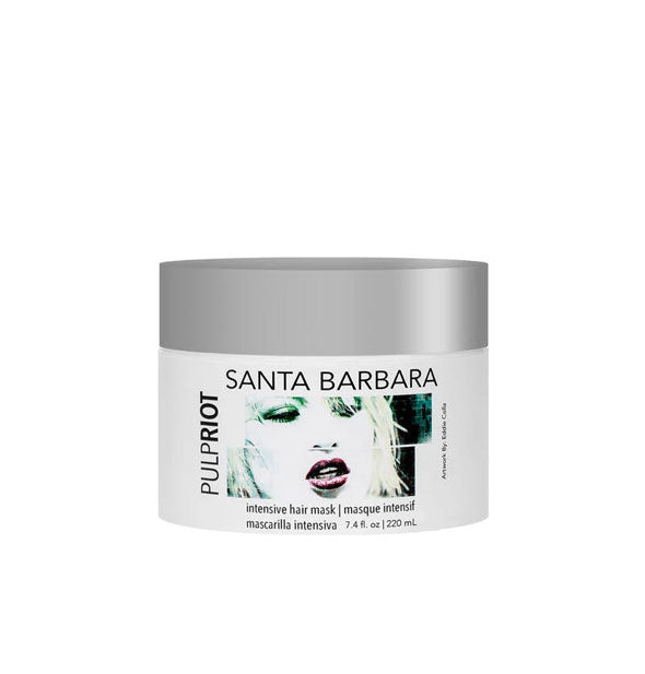 7.4 ounce pot of Pulp Riot Santa Barbara Intensive Hair Mask
